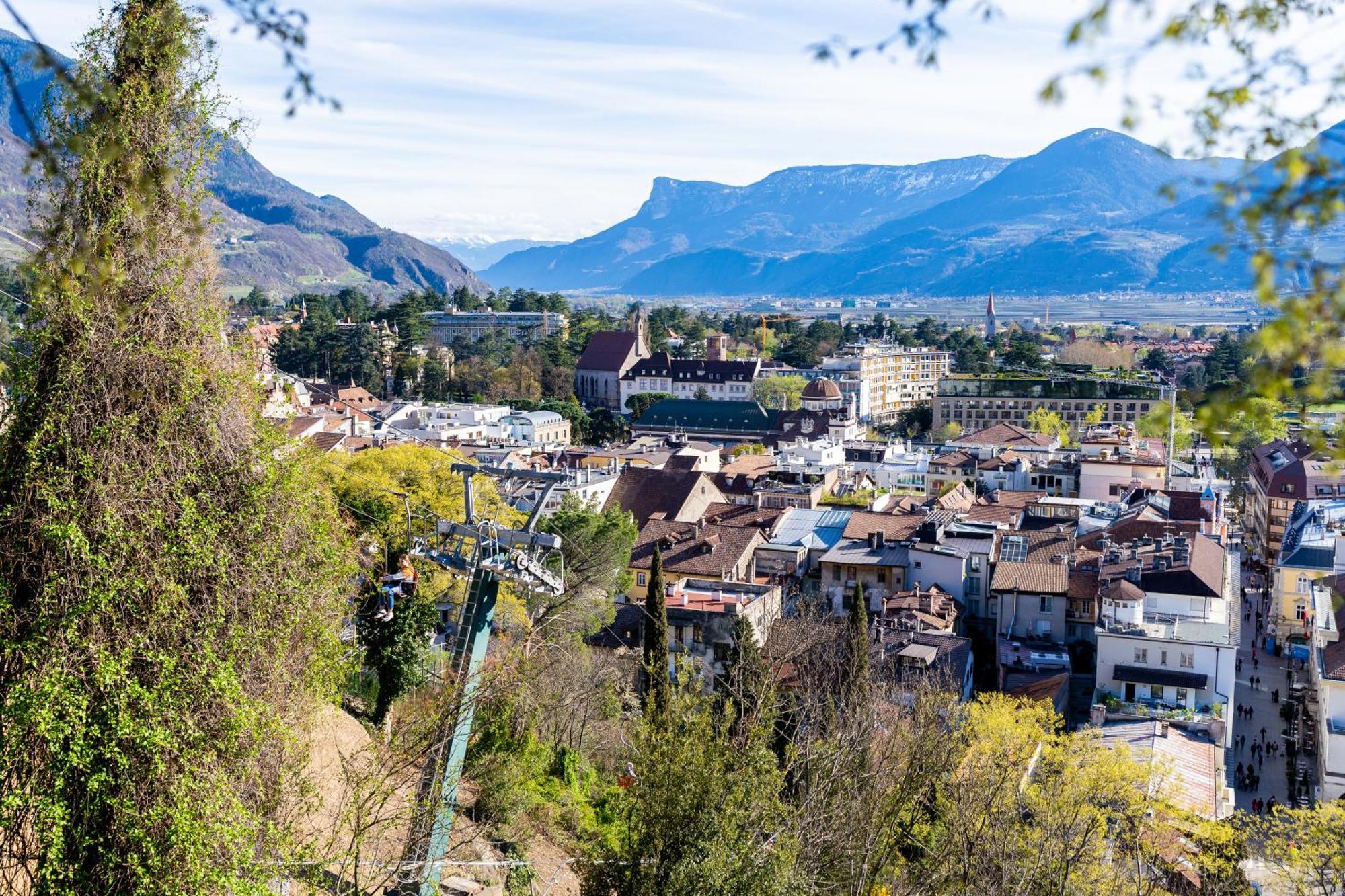 Ausblick Kleinjuwel Mit Panoramablick + Garage Apartment Merano Exterior photo